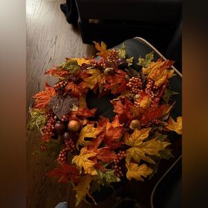 Autumn Harvest Wreath- New with tags
